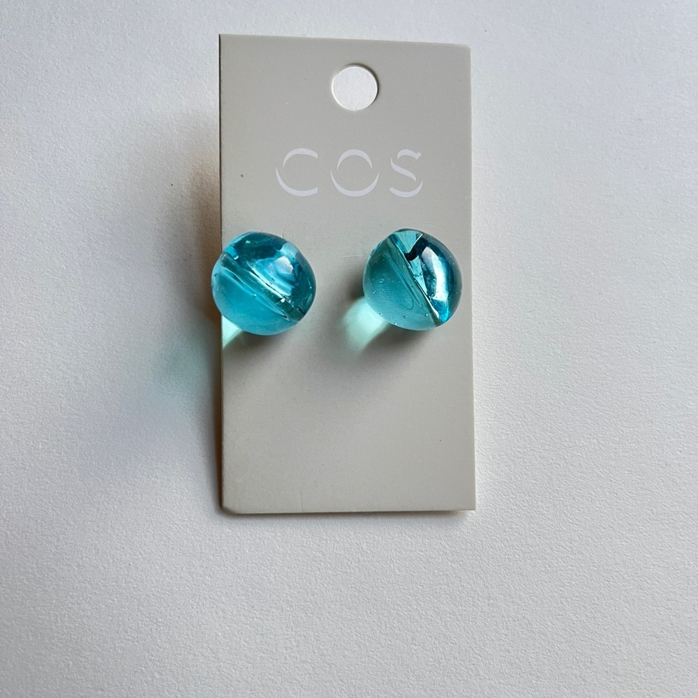 COS Blue Earrings